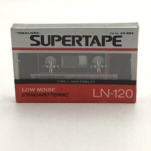 🌷Realistic Supertape LN 120 Blank Cassette Tape Radio Shack Sealed